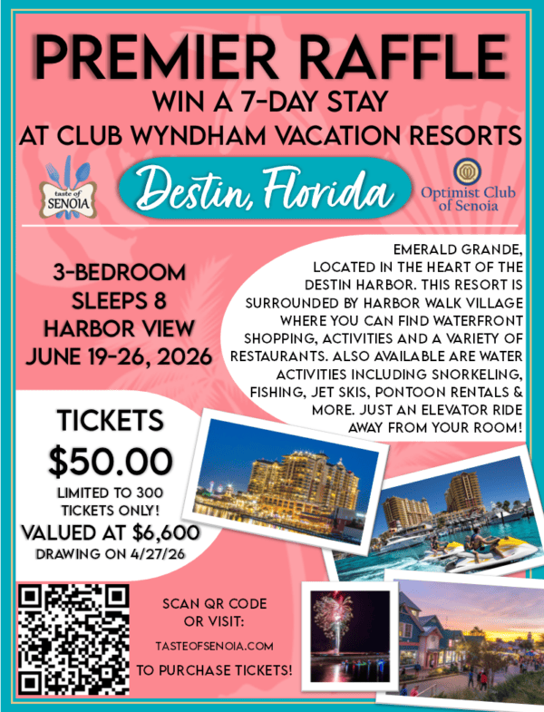 Taste of Senoia Raffle Ticket