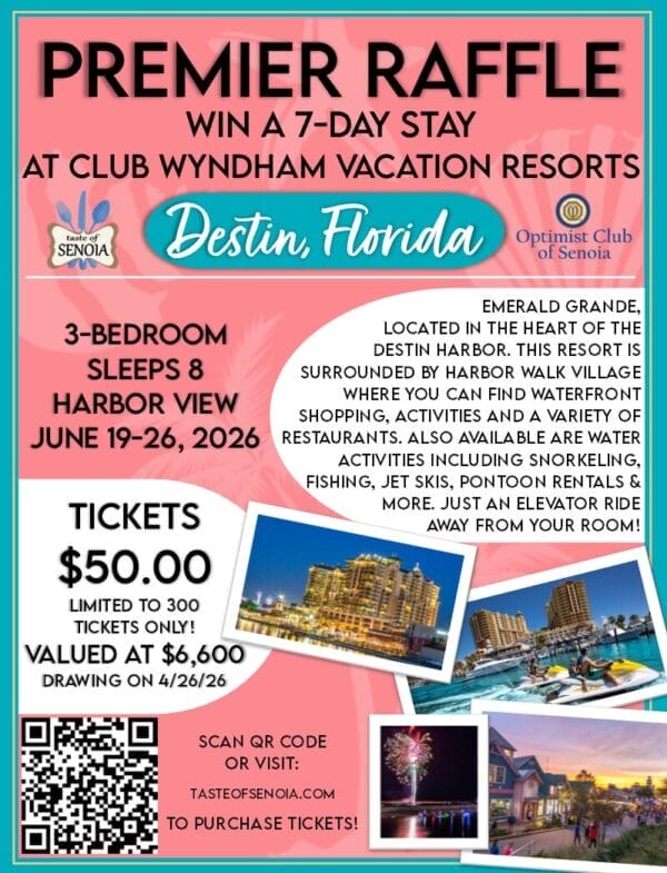 Taste of Senoia Raffle Ticket